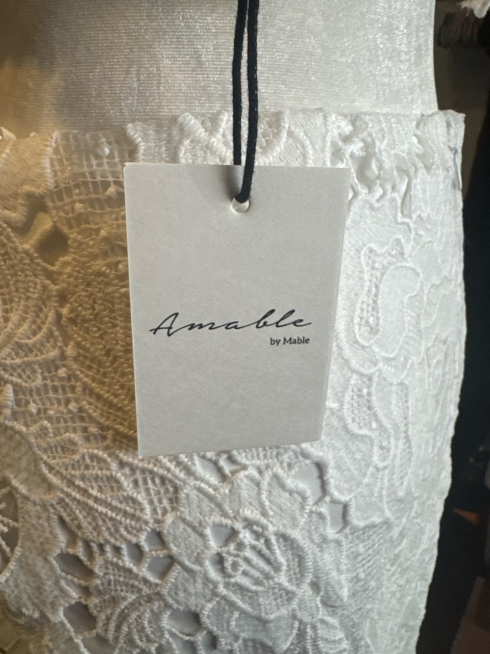 Amable Lace Cutout Midi Dress Sz Medium (read description) - NWT - Picture 8 of 8